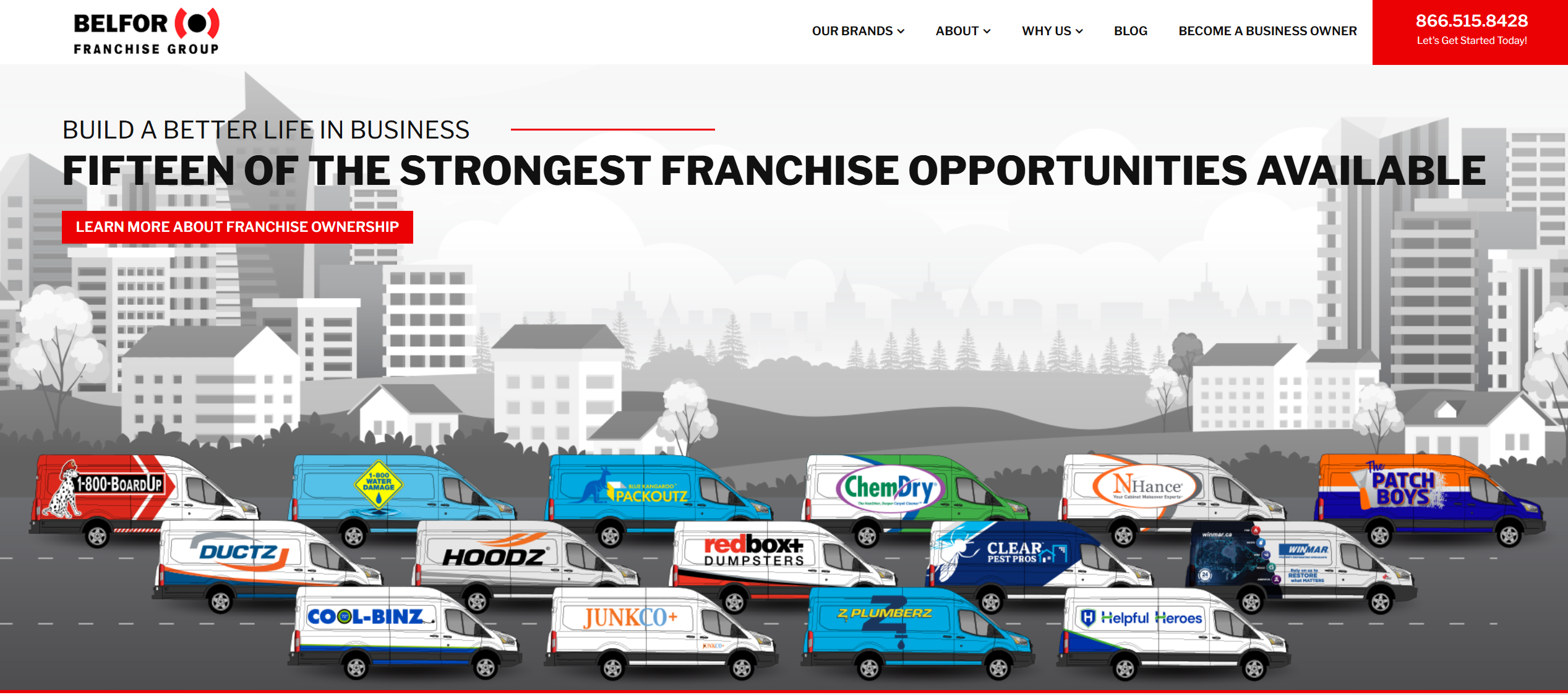 Belfor Franchise Group Website